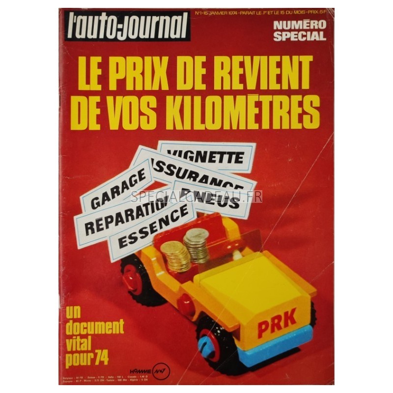 Auto Journal Janvier 1974