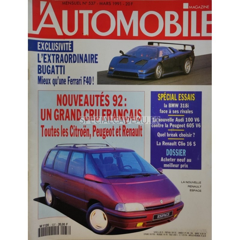 Automobile Magazine Mars 1991