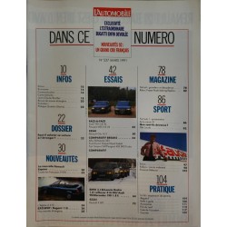 Automobile Magazine Mars 1991
