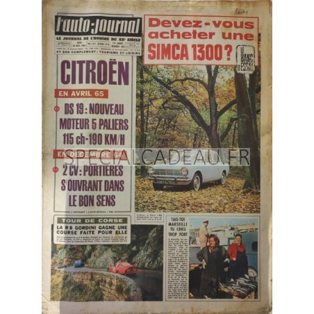 Auto Journal Novembre 1964
