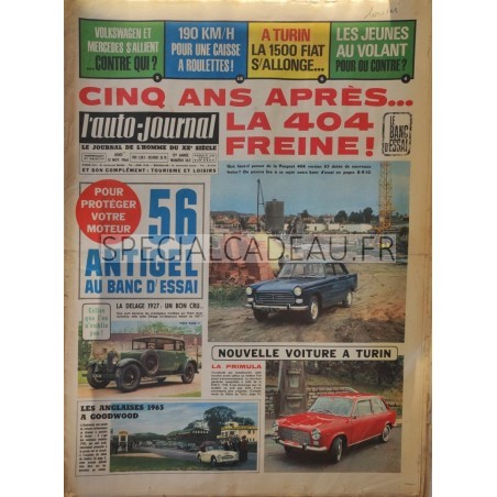 Auto Journal Novembre 1964