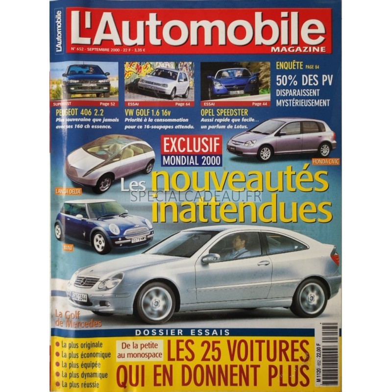 Automobile Magazine Septembre 2000