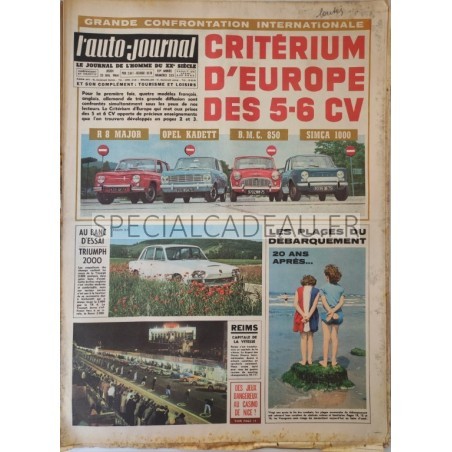 Auto Journal Juillet 1964
