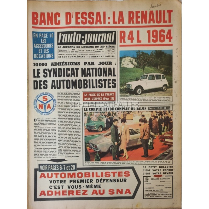 Auto Journal Octobre 1963