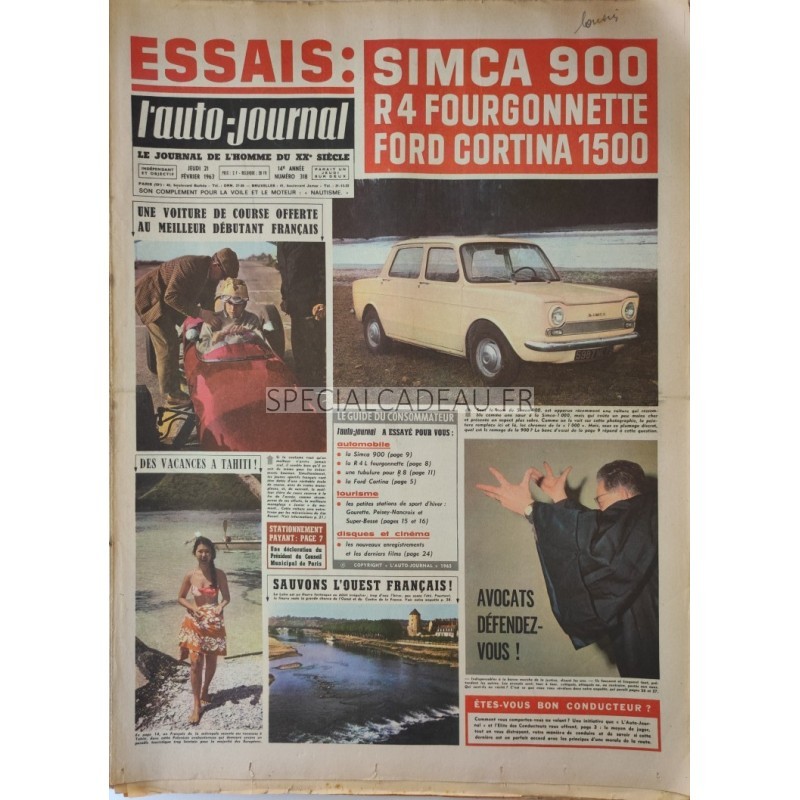 Auto Journal Février 1963
