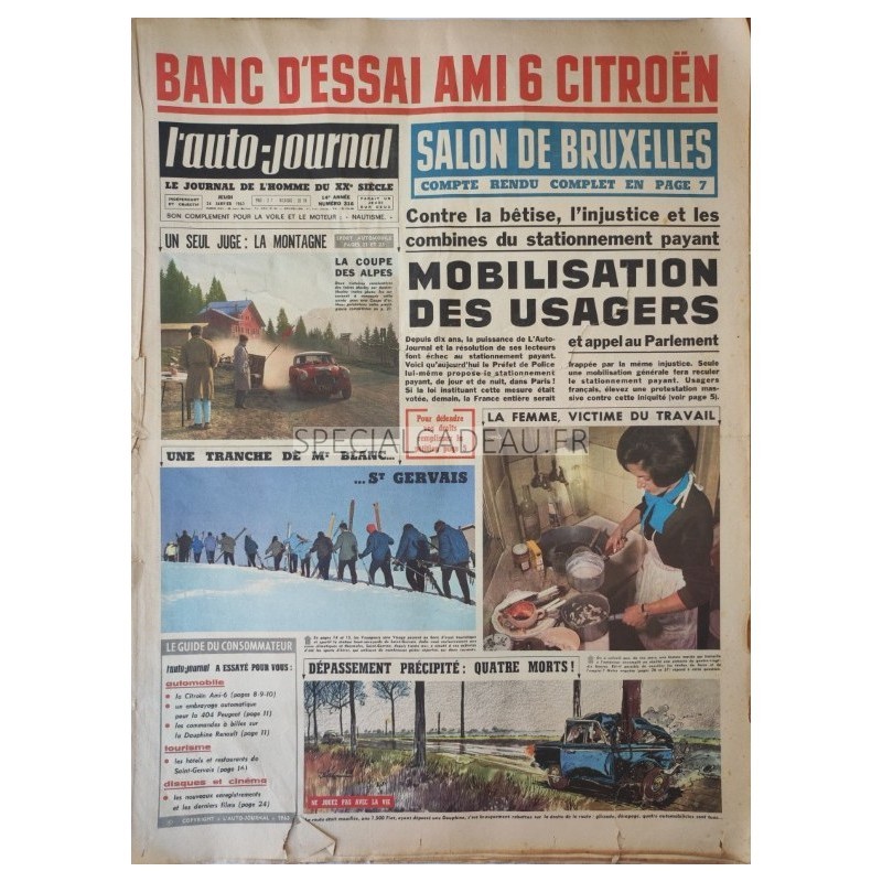 Auto Journal Janvier 1963