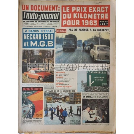 Auto Journal Janvier 1963