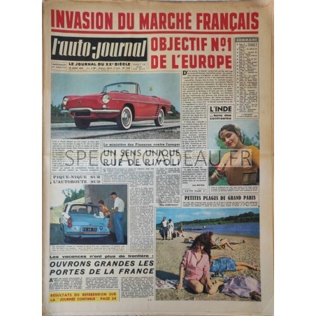 Auto Journal Août 1961