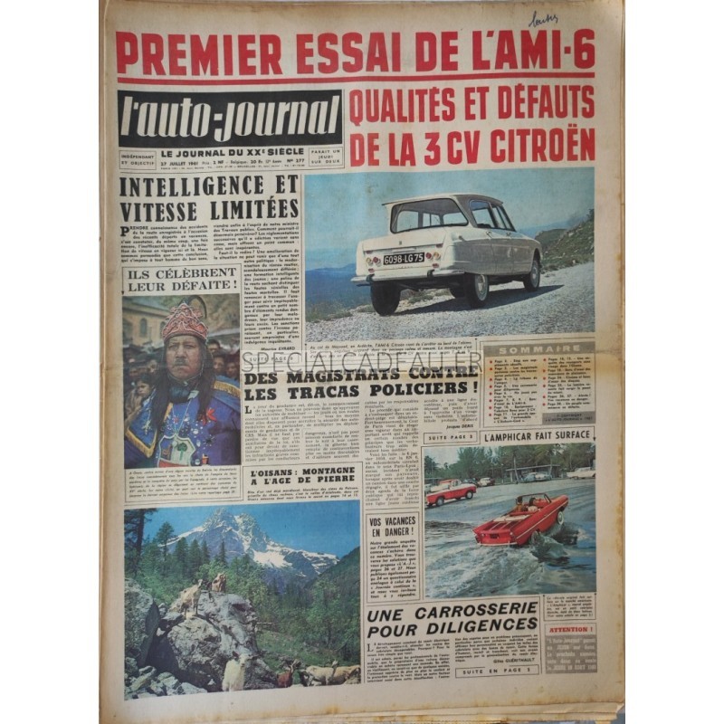 Auto Journal Juillet 1961