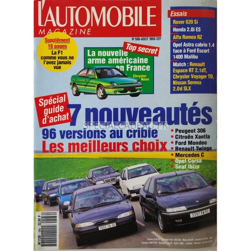 Automobile Magazine Août 1993