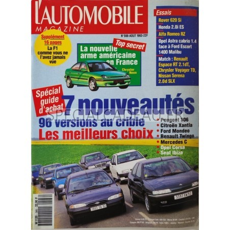 Automobile Magazine Août 1993