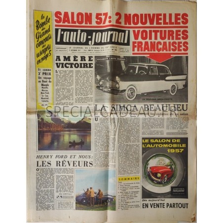 Auto Journal Septembre 1957