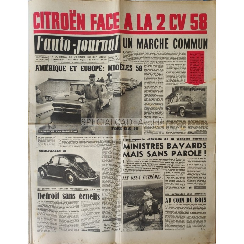 Auto Journal Août 1957