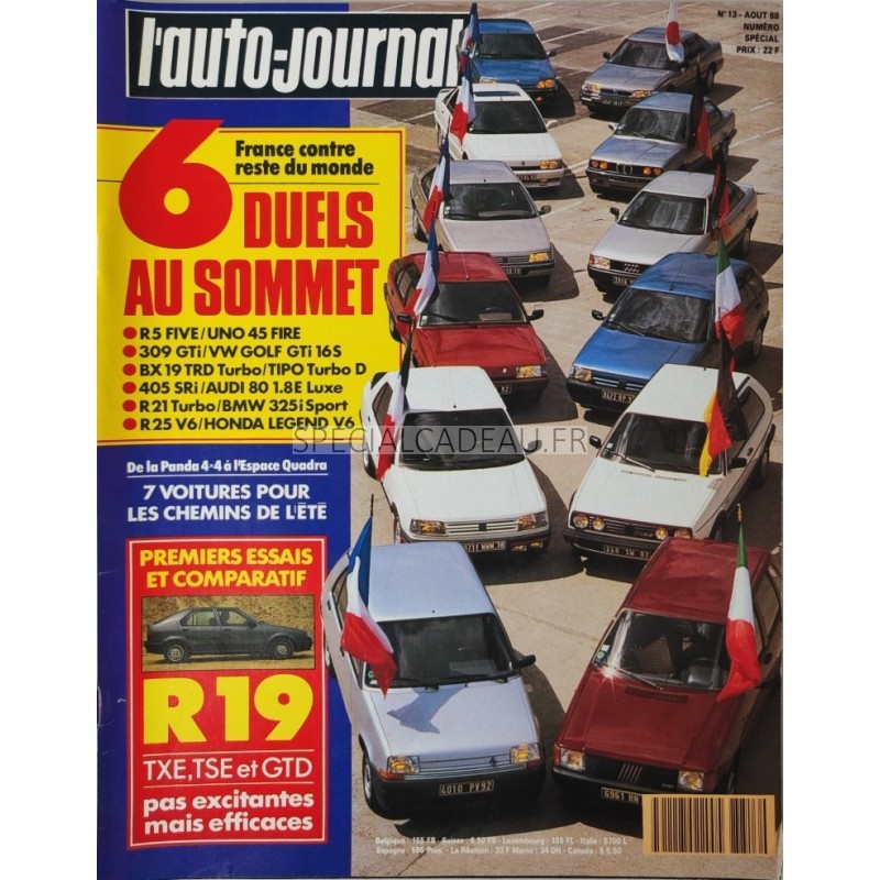 Auto Journal Août 1988