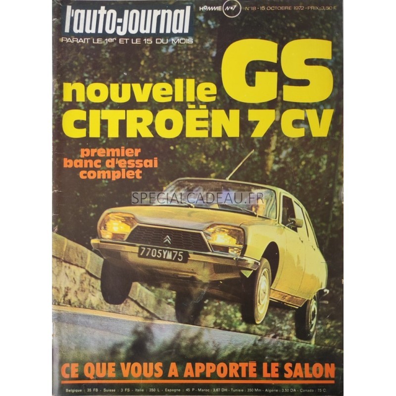 Auto Journal Octobre 1972