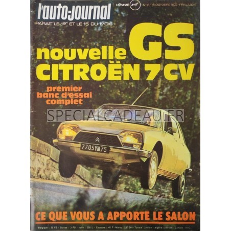 Auto Journal Octobre 1972