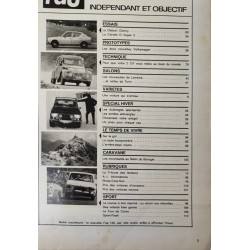 Auto Journal Novembre 1972