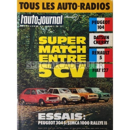 Auto Journal Décembre 1972