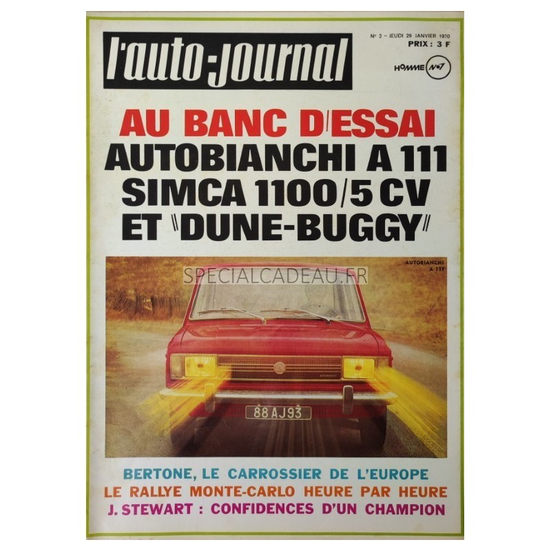 Auto Journal Janvier 1970