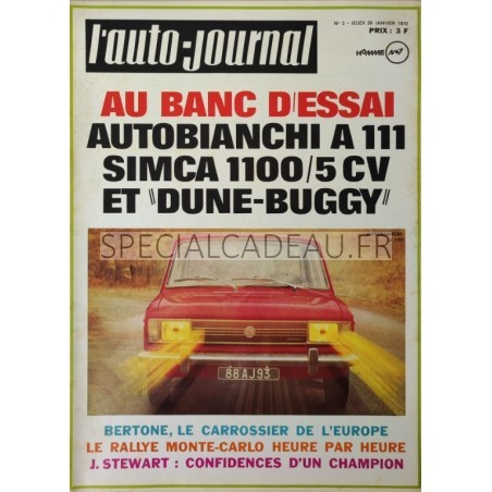Auto Journal Janvier 1970
