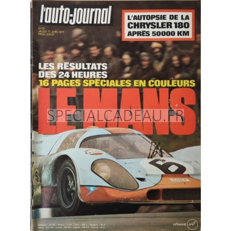 Auto Journal Le Mans Juin 1971