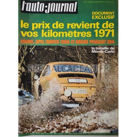 Auto Journal Janvier 1971