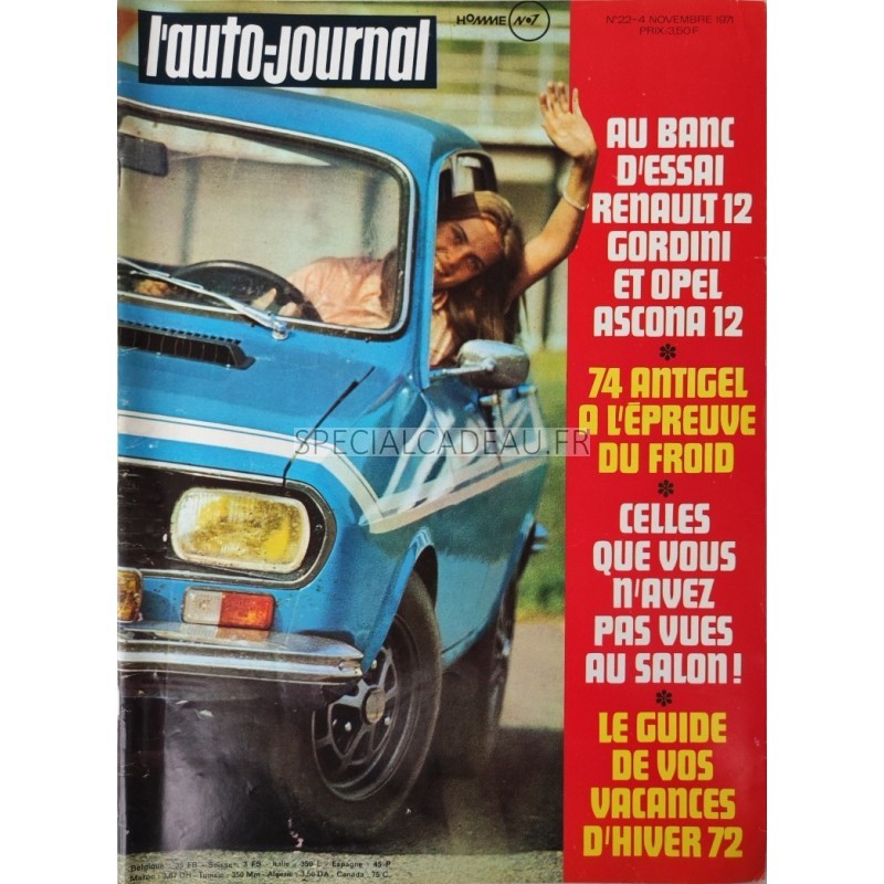 Auto Journal Novembre 1971