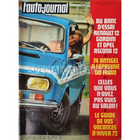 Auto Journal Novembre 1971