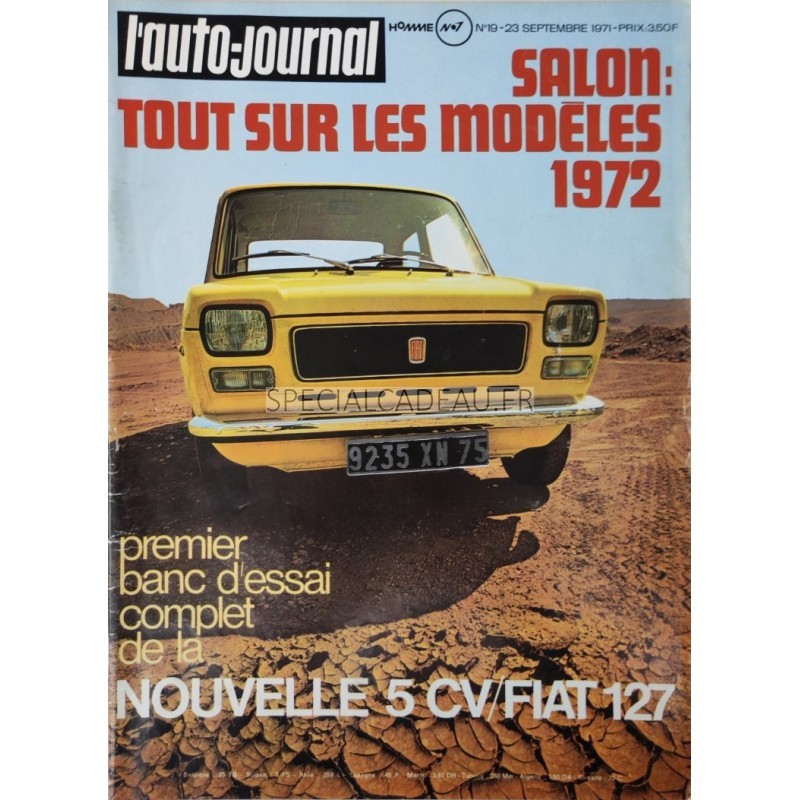 Auto Journal Septembre 1971