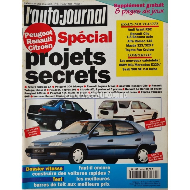 Auto Journal Août 1994
