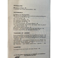 Action Automobile Spécial Salon Octobre 1963
