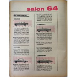 Action Automobile Spécial Salon Octobre 1963