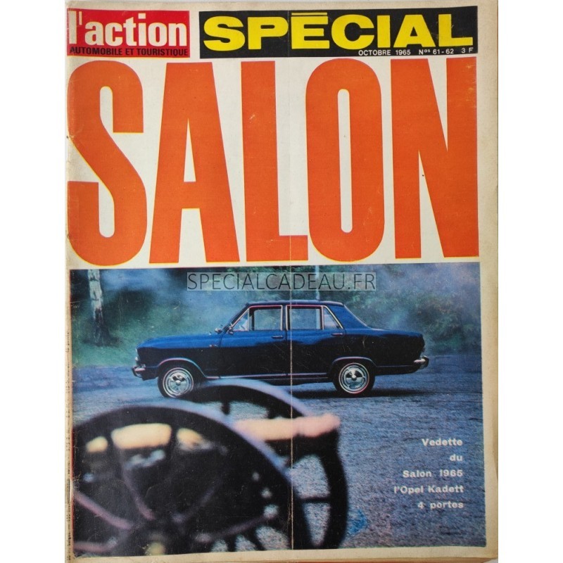 Action Automobile Spécial Salon Octobre 1965