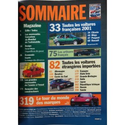 Auto journal Salon 2001
