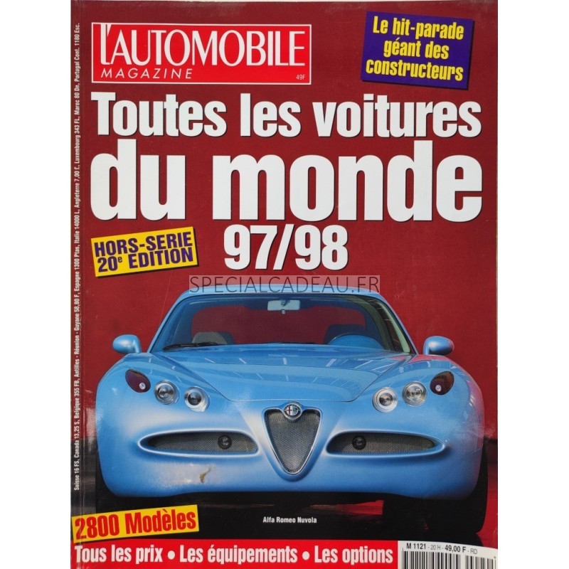 Automobile Magazine toutes les voitures du monde 1997/1998