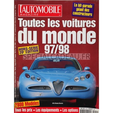 Automobile Magazine toutes les voitures du monde 1997/1998
