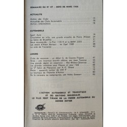 Action Automobile Mars 1966