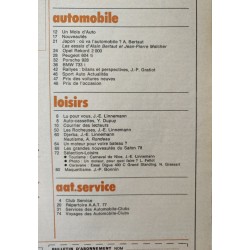 Action Automobile Janvier 1978