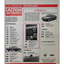 Action Automobile Septembre 1985