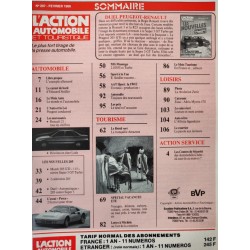 Action Automobile Février 1986