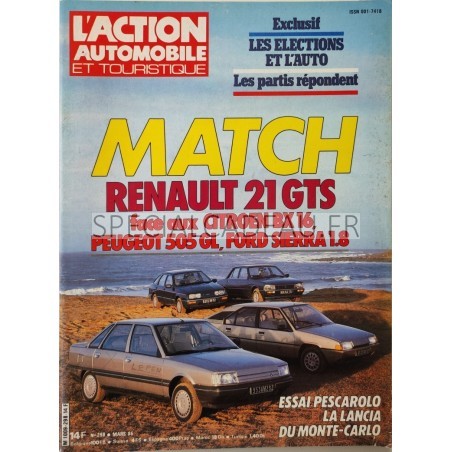 Action Automobile Mars 1986