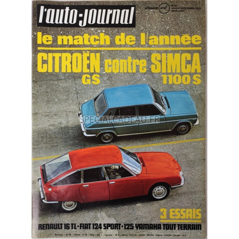 Auto Journal Décembre 1970