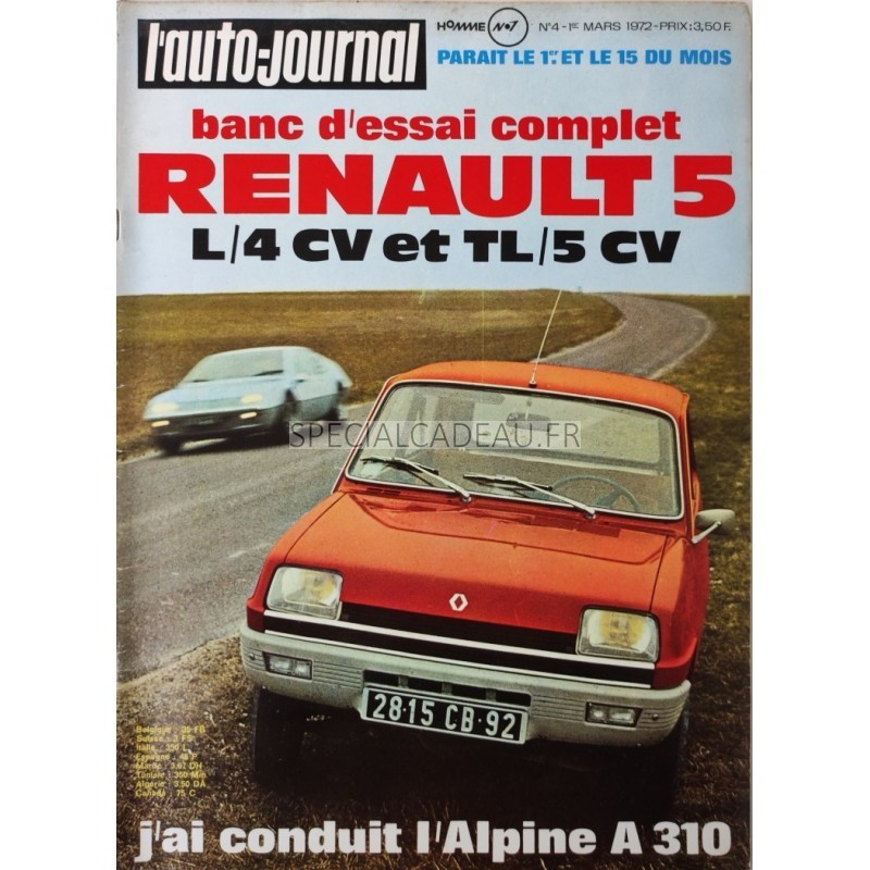 Auto Journal Mars 1972