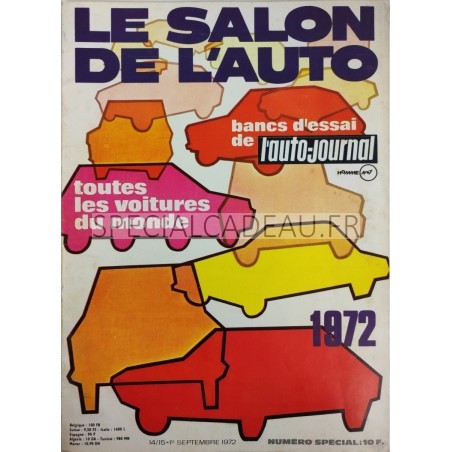 Auto Journal Salon de l'auto Septembre 1972