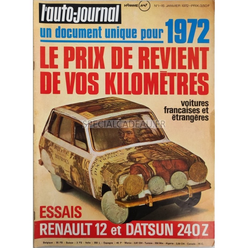 Auto Journal Janvier 1972