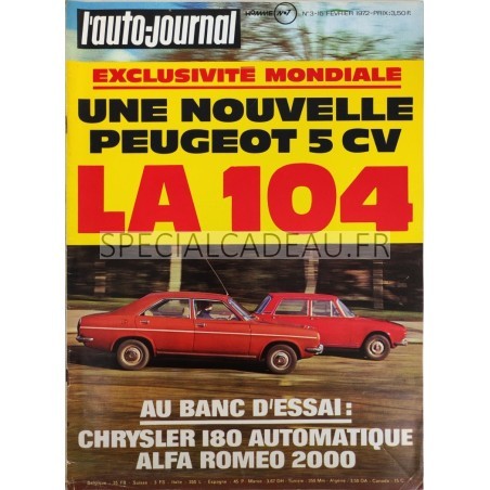 Auto Journal Février 1972