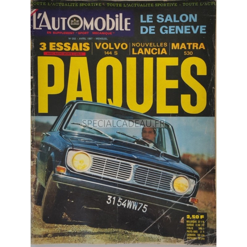 L'Automobile Avril 1967