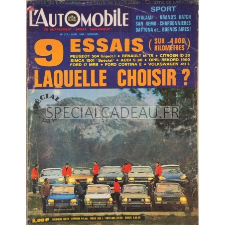 L'Automobile Avril 1969