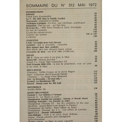 L'Automobile Mai 1972