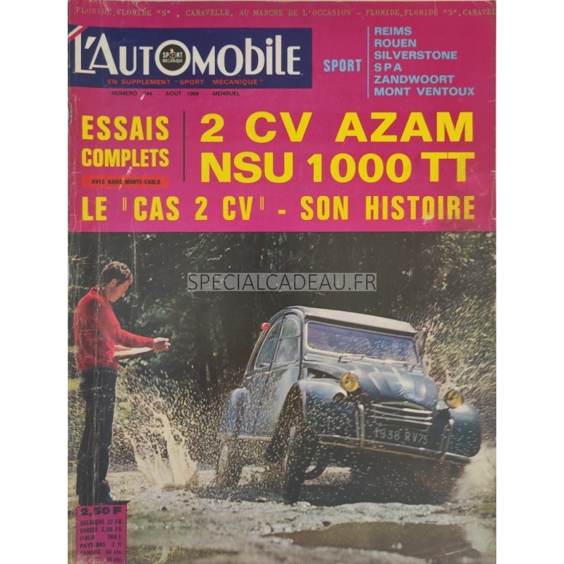 L'Automobile Août 1966